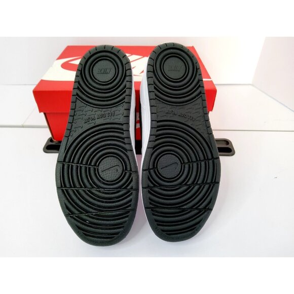 Nike Court Borough Low Recraft White Black Kids Preschool Casual Shoe DV5457-104 - Picture 4 of 9